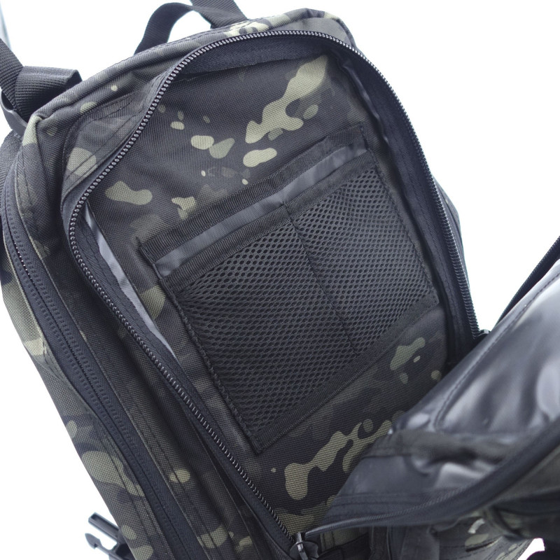 Sac à dos Assault Pack 27 L – Système MOLLE découpe laser, polyester 600D