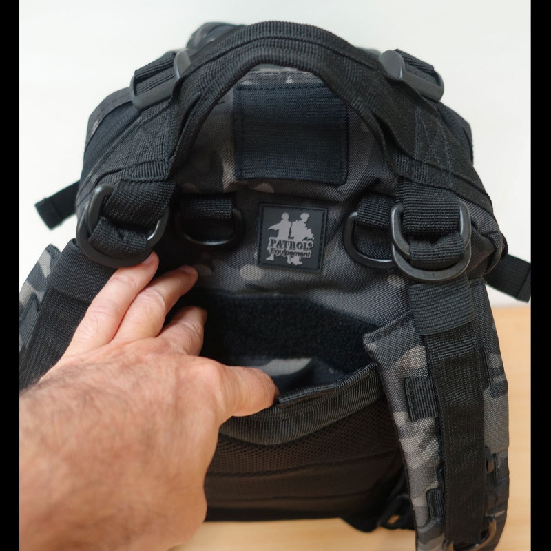 Sac à dos Assault Pack 27 L – Système MOLLE découpe laser, polyester 600D