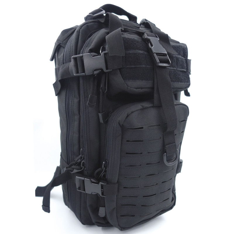 Sac à dos Assault Pack 27 L – Système MOLLE découpe laser, polyester 600D