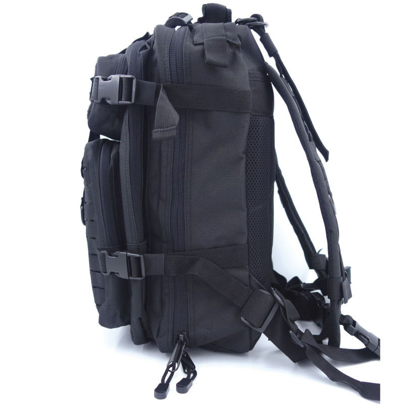 Sac à dos Assault Pack 27 L – Système MOLLE découpe laser, polyester 600D