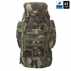 Sac à dos 65 L — grande capacité & sac extérieur robuste