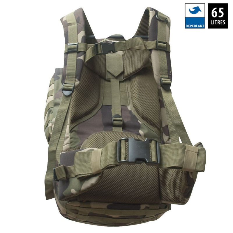 Sac à dos 65 L — grande capacité & sac extérieur robuste