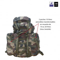 Sac à dos Intervention 100 L — avec sur-sac intégré