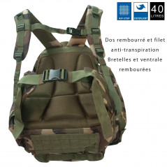 Sac à dos COMBAT PACK XT — grande capacité & usage tactique