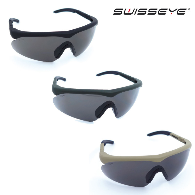 Lunettes balistiques SwissEye Raptor – protection UV + interchangeables verres