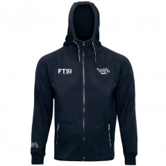 Survêtement Sportswear Noir broderie FTSI  veste + pantalon