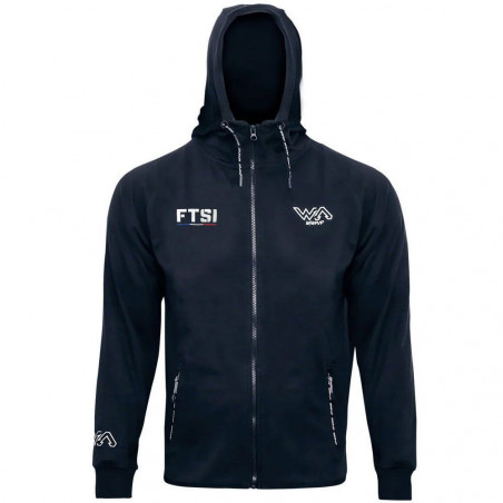 Survêtement Sportswear Noir broderie FTSI  veste + pantalon