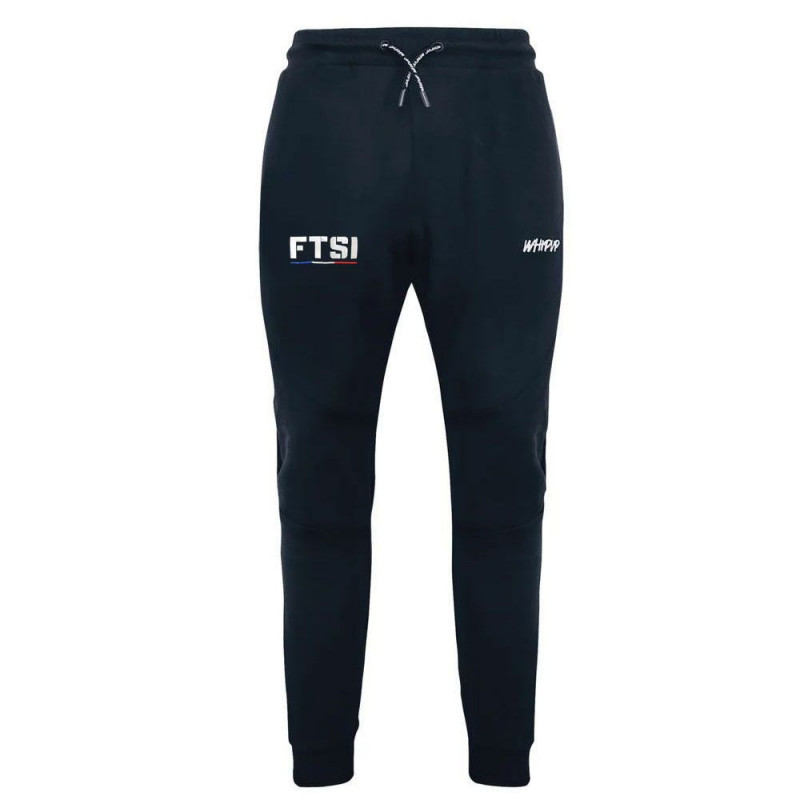 Survêtement Sportswear Noir broderie FTSI veste + pantalon Survêtement Sportswear Noir broderie FTSI veste + pantalon