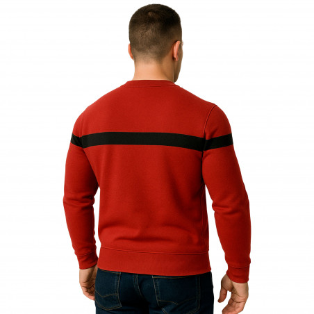 Sweat-shirt Sécurité Incendie — coloris rouge (manches longues)
