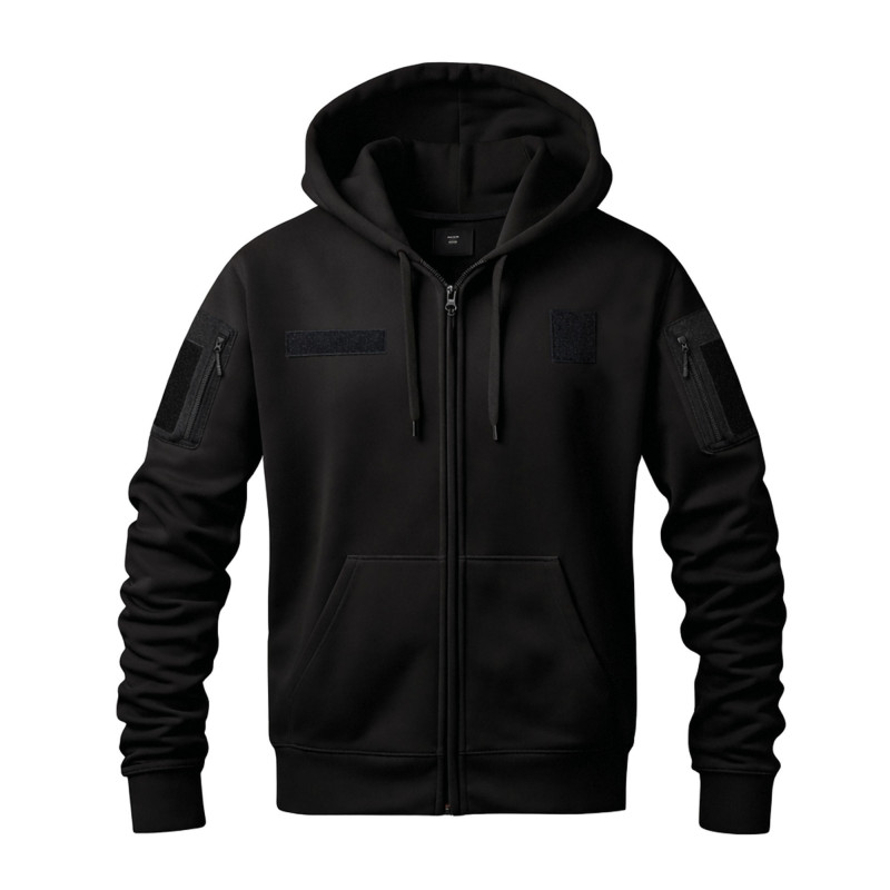 Sweat militaire SPIDER à zip intégral – polaire anti-bouloches Sweat militaire SPIDER à zip intégral – polaire anti-bouloches