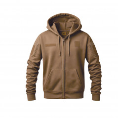 Sweat militaire SPIDER à zip intégral – tissu polaire anti-bouloches Sweat militaire SPIDER à zip intégral – tissu polaire anti-bouloches