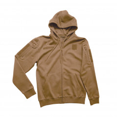 Sweat militaire SPIDER à zip intégral – tissu polaire anti-bouloches Sweat militaire SPIDER à zip intégral – tissu polaire anti-bouloches