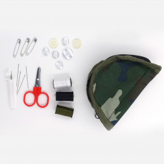 Trousse de couture militaire — kit compact pour réparations vêtements & équipement
