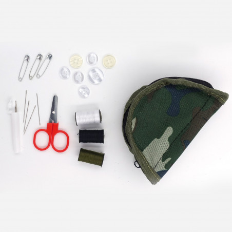 Trousse de couture militaire — kit compact pour réparations vêtements & équipement