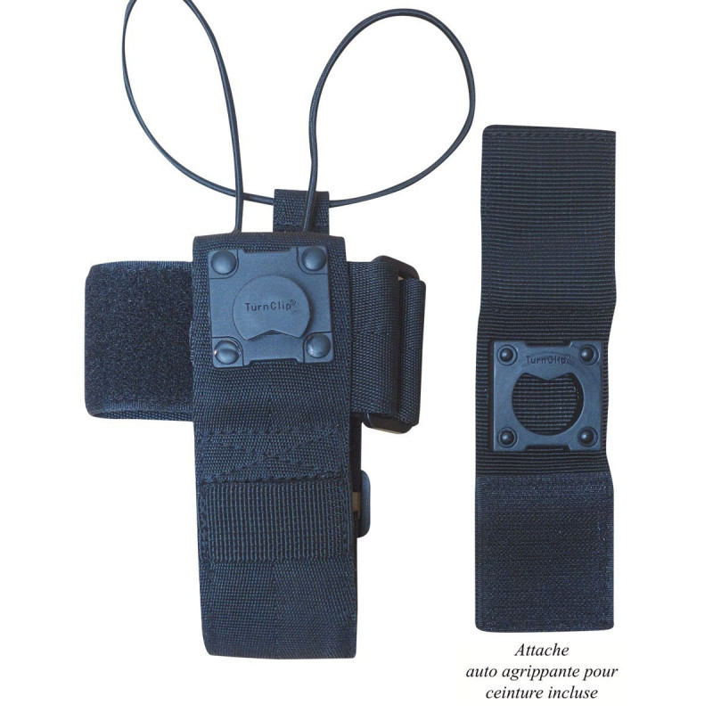 Étui Radio 2 Turnclip • Fixation Velcro universelle