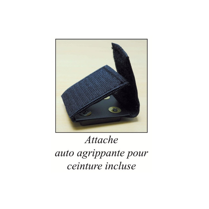 Étui Porte-Radio Turnclip 3 – Fixation Ceinture & Élastique