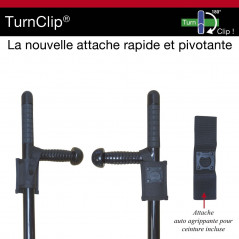 Étui Turnclip porte-Tonfa – Pivotant, 1680D PU