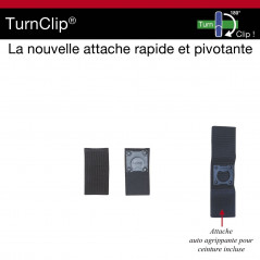 Passants MOLLE TurnClip – lot adaptateurs TurnClip/MOLLE