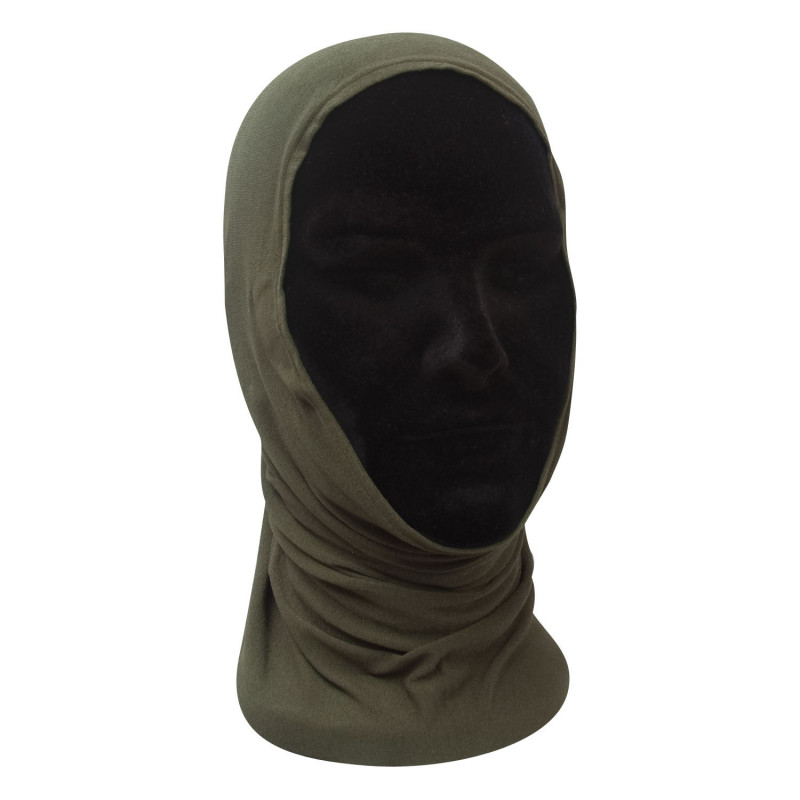 Tour de cou multifonctions — cache-cou / cagoule / bandeau (noir, taille unique)