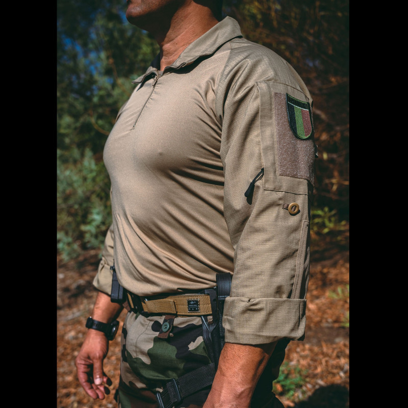 Chemise de combat type UBAS Coyote – Haut tactique hautes performances