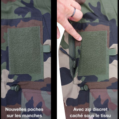 Chemise de Combat type UBAS en Coton – Camouflage Chemise de Combat type UBAS en Coton – Camouflage