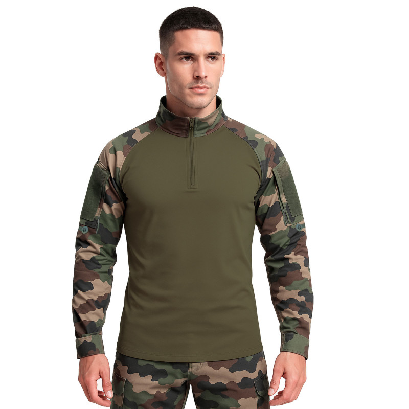 Chemise de combat UBAS coton – Vert Armée & Camo CE – PROS-FAS Chemise de combat UBAS coton – Vert Armée & Camo CE – PROS-FAS