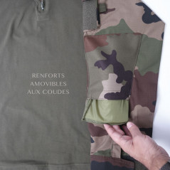 Chemise de combat type UBAS coton – Vert Armée & Camo CE Chemise de combat type UBAS coton – Vert Armée & Camo CE