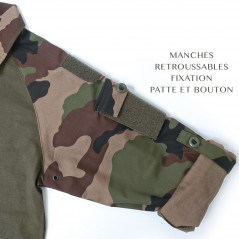 Chemise de combat type UBAS coton – Vert Armée & Camo CE Chemise de combat type UBAS coton – Vert Armée & Camo CE