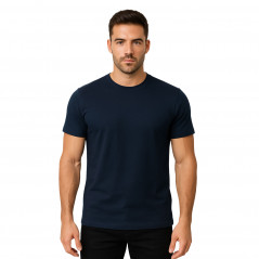 T-shirt coton manches courtes — modèle basique