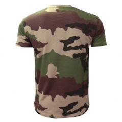 T-shirt camouflage manches courtes sérigraphie Para