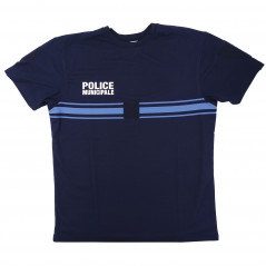 Tee-shirt « Police Municipale » Bleu Marine – Maille Piquée Cooldry® Tee-shirt « Police Municipale » Bleu Marine – Maille Piquée Cooldry®