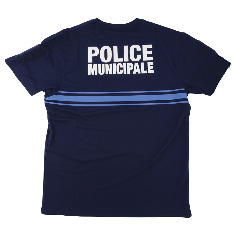 Tee-shirt Police Municipale Bleu Marine Cooldry® – Maille Piquée 100 % Polyester Tee-shirt Police Municipale Bleu Marine Cooldry® – Maille Piquée 100 % Polyester