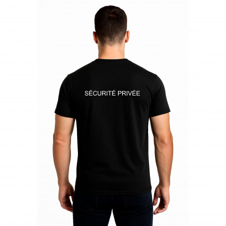 T-shirt « Sécurité Privée » Rétro-Réfléchissant – 100 % Coton – XS à 6XL