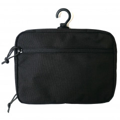 Trousse de toilette noire — compacte & fonctionnelle