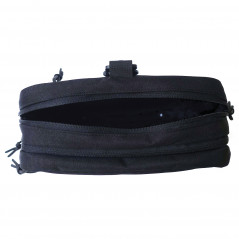 Trousse de toilette noire — compacte & fonctionnelle