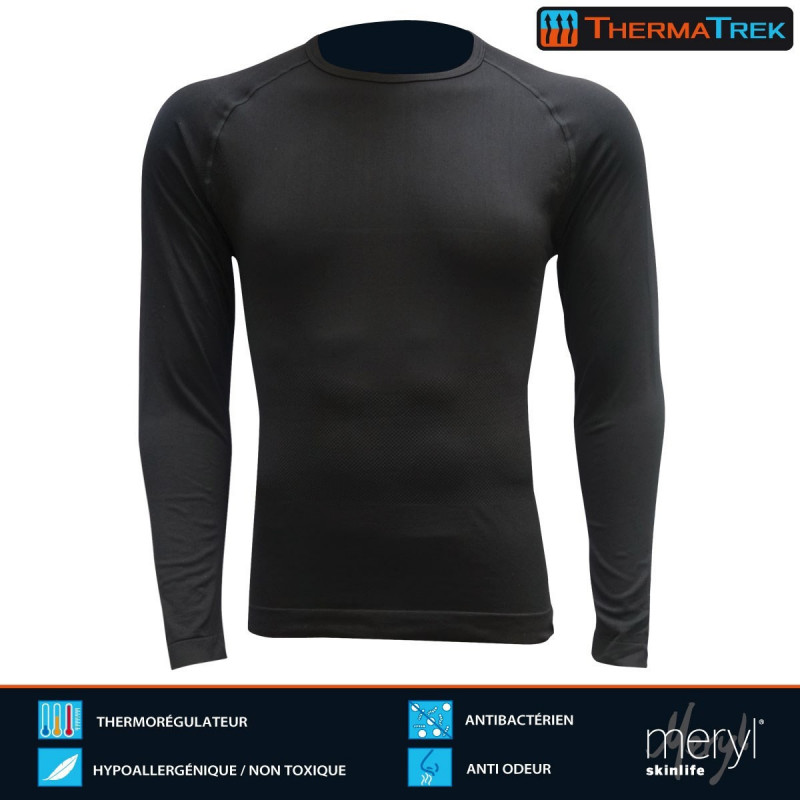 T-shirt Thermatrek manches longues – Thermorégulateur & antibactérien