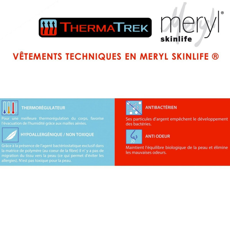 T-shirt Thermatrek manches longues – Thermorégulateur & antibactérien