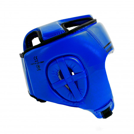 Casque de compétition B-Force bleu — protection tête ouverte