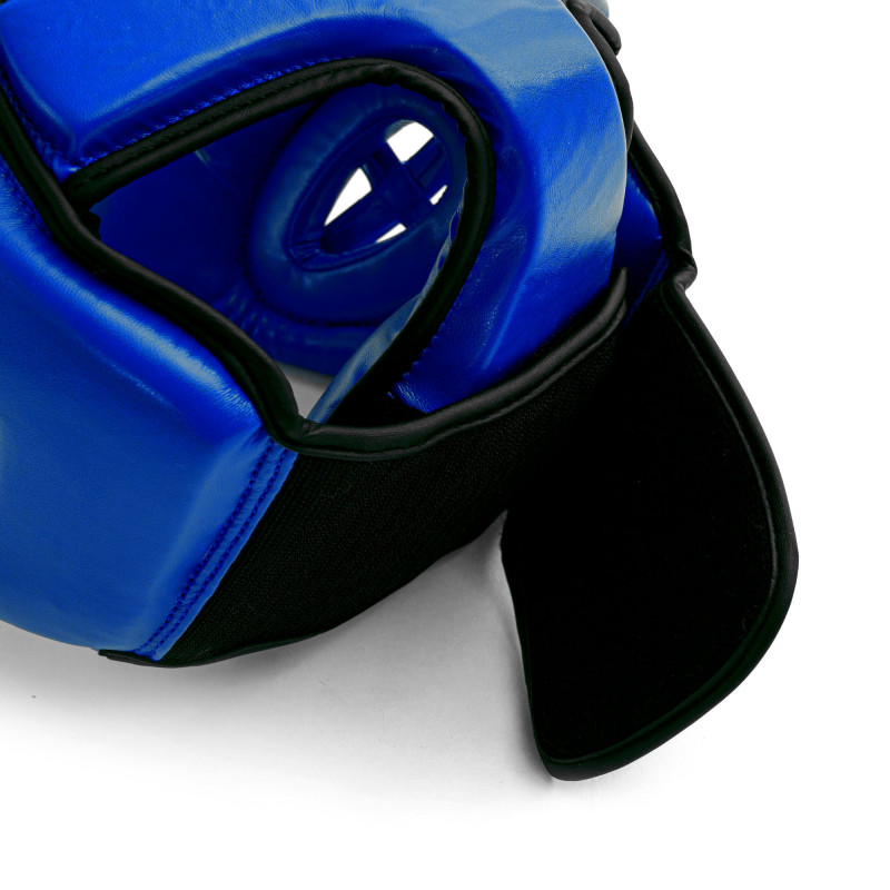 Casque de compétition B-Force bleu — protection tête ouverte