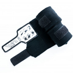 Paire de Bandes Whipup 4,5 m – Bandages Boxe Noir | Pros-FAS
