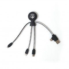 Câble Multi-Connecteurs – 4 en 1 USB-C / Lightning / Micro-USB