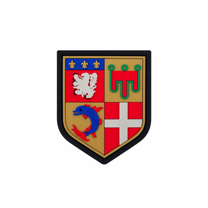 Écusson gendarmerie région Auvergne Rhône Alpes rubber velcro