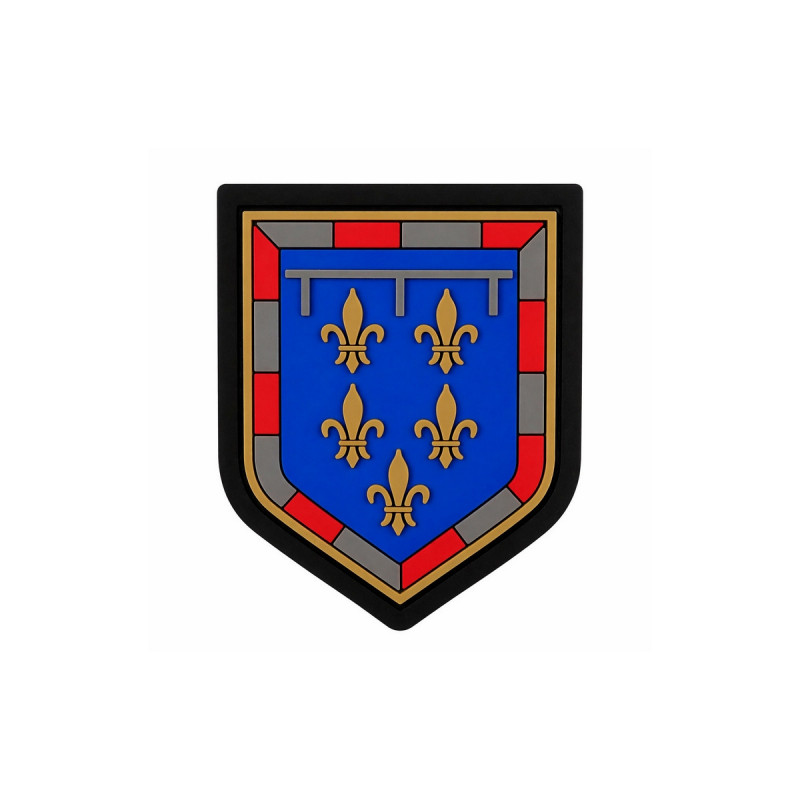 Écusson gendarmerie région Auvergne Rhône Alpes rubber velcro