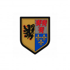 Écusson gendarmerie région rubber velcro tactique