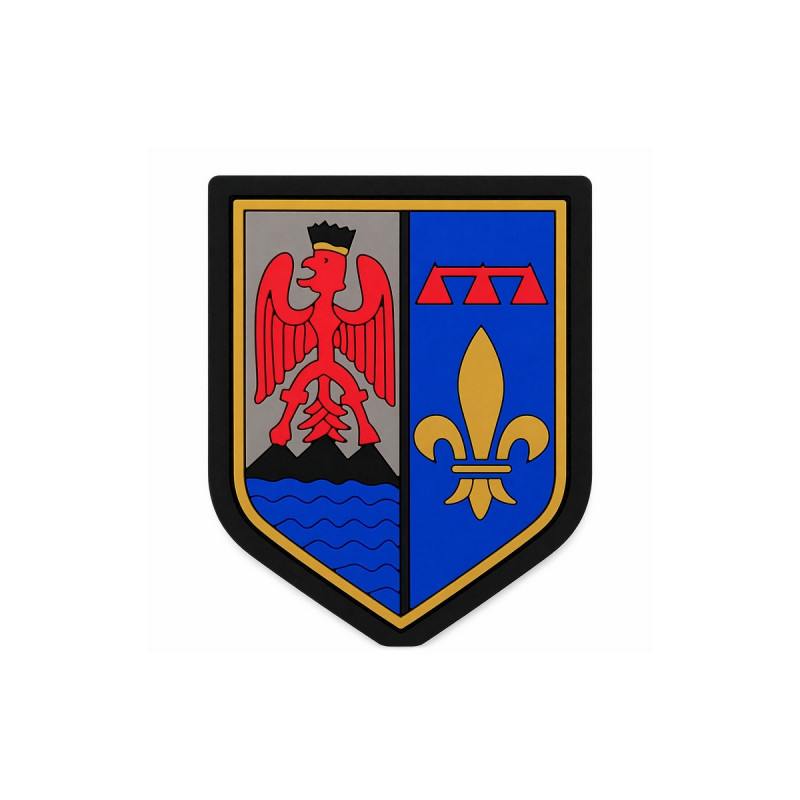 Écusson gendarmerie région Auvergne Rhône Alpes rubber velcro