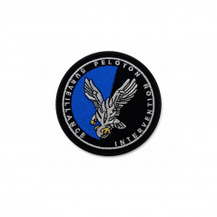 Écusson PSIG peloton surveillance intervention rond brodé velcro gendarmerie