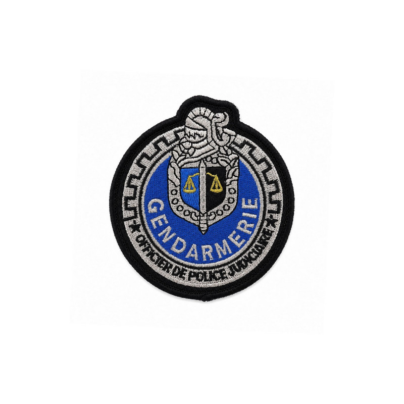 Écusson Brigade Motorisée OPJ Rubber Velcro