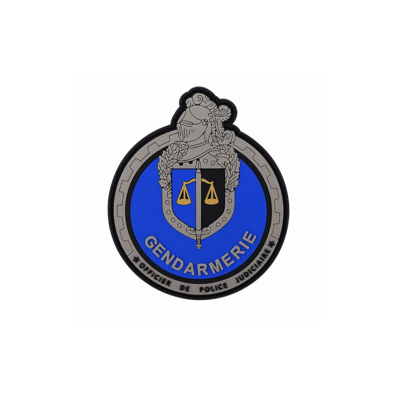 Écusson Brigade Motorisée OPJ Rubber Velcro