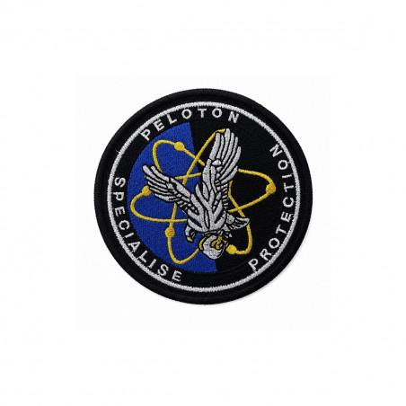 Ecusson rond brodé Peloton Spécialisé Protection Gendarmerie
