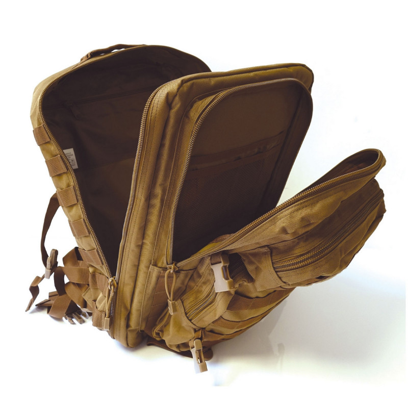 Sac à dos SWAT Premium 42L tactique noir robuste et modulable terrain Sac à dos SWAT Premium 42L tactique noir robuste et modulable terrain
